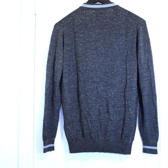 Point Zero Couture Dark Grey Wool Cardigan Size M - Picture 4 of 11